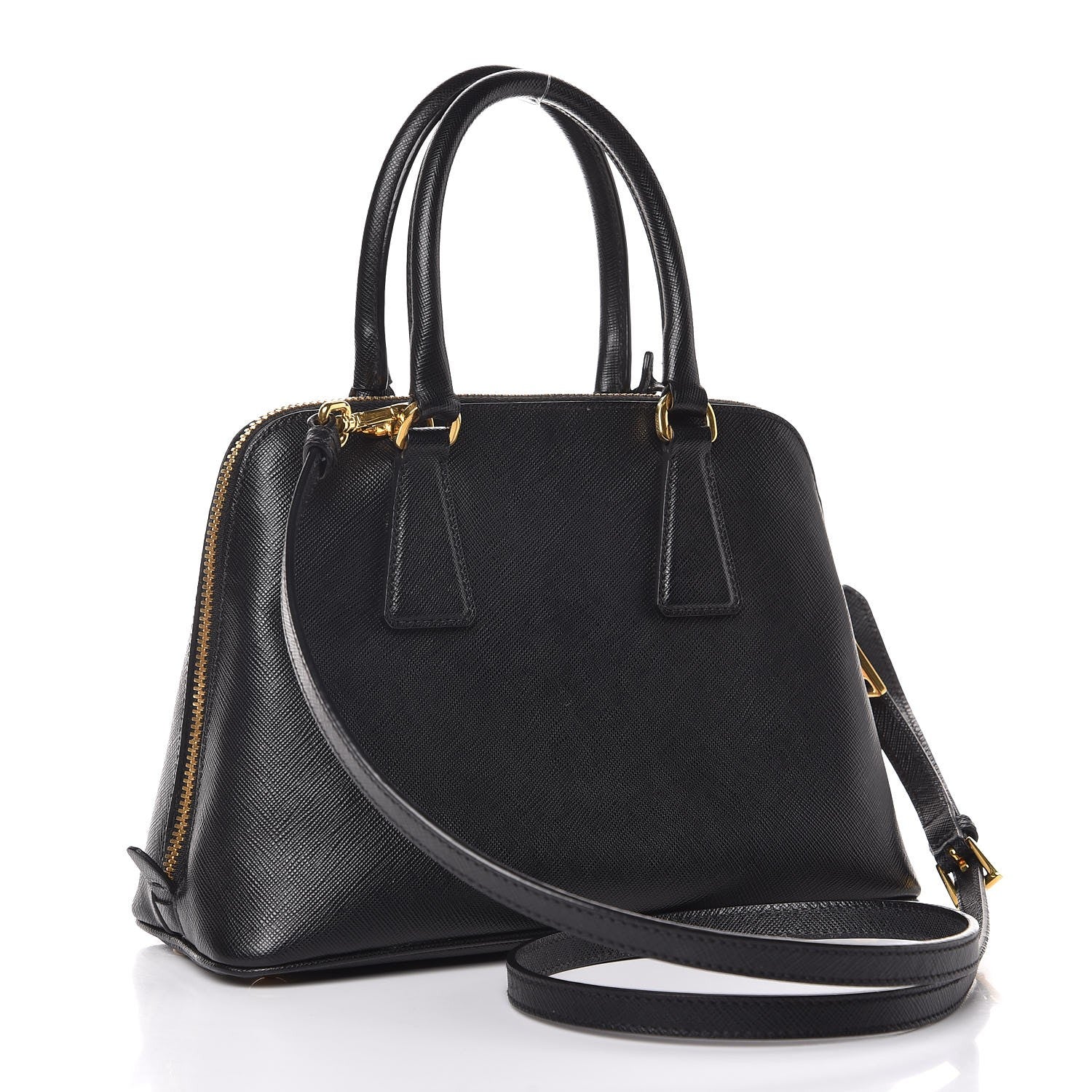 Prada Saffiano Lux Small Promenade Tote Black 3 of 7