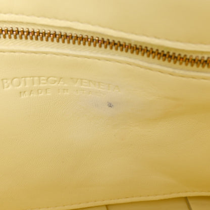 Bottega Veneta Grained Calfskin Maxi Intrecciato Cassette Crossbody Bag Ice Cream 10 of 10