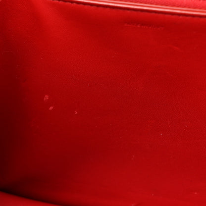 Celine Box Calfskin Medium Classic Box Flap Bag Red 13 of 20