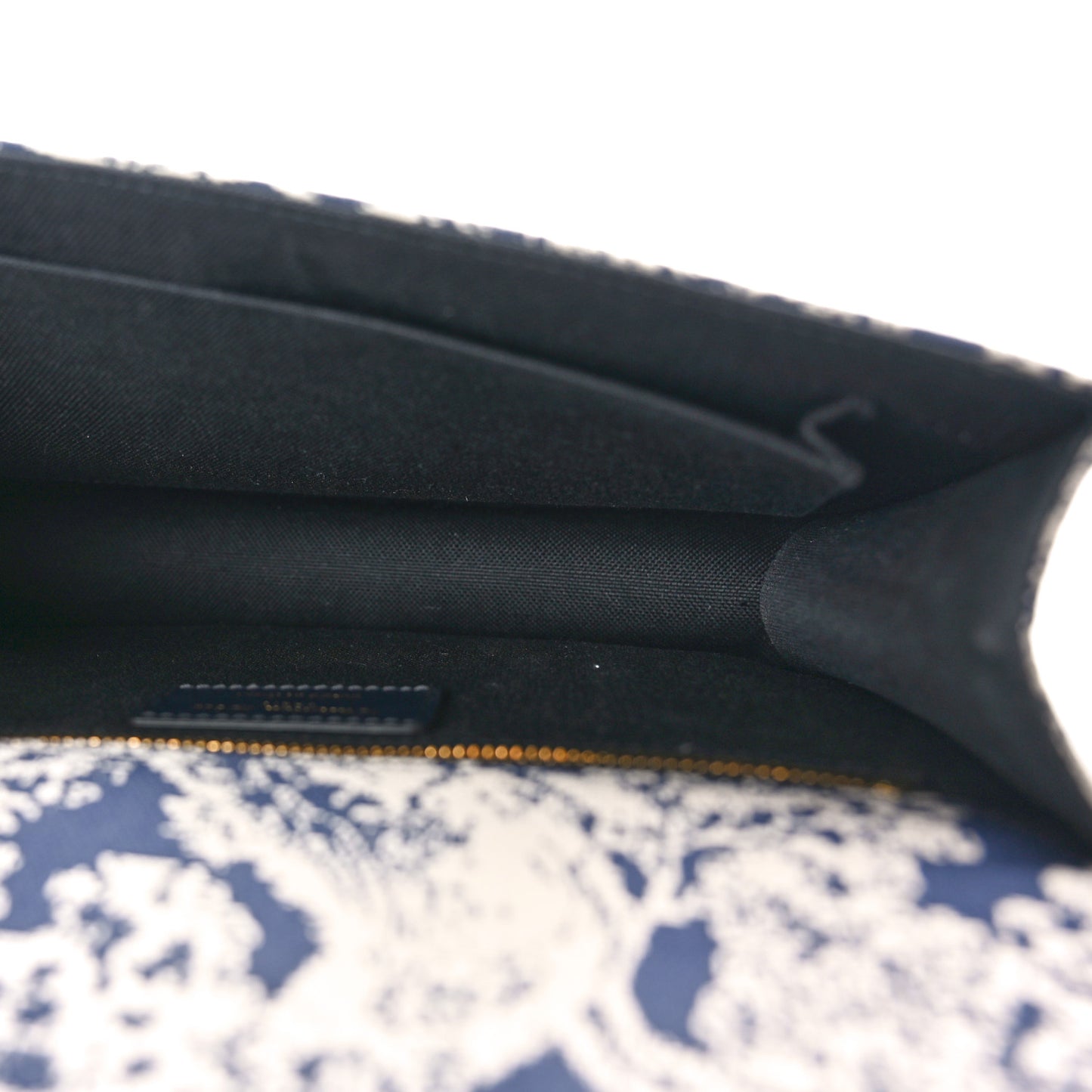 Toile de Jouy Reverse Jacquard 30 Montaigne Flap Bag Blue