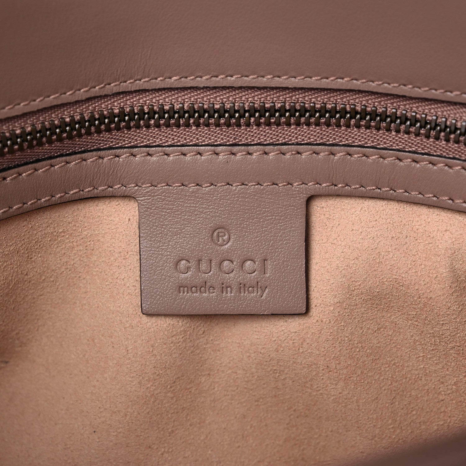 Gucci Calfskin Matelasse Small GG Marmont Shoulder Bag Porcelain Rose 6 of 10