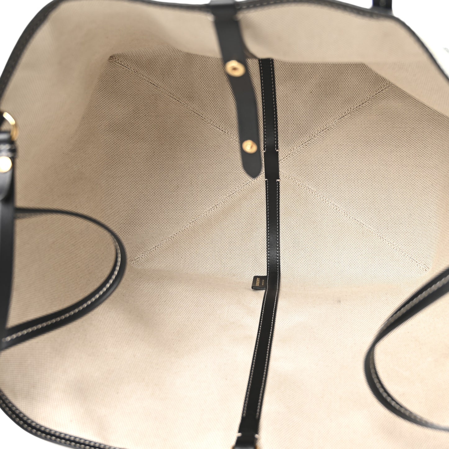 Check Canvas Medium Beach Tote Military Green