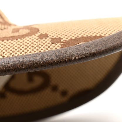 Gucci Monogram Jumbo GG Baseball Hat XL 59 Camel Ebony 10 of 10