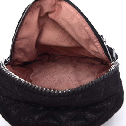 Stella McCartney Shaggy Deer Quilted Small Falabella Backpack Black 5 of 8