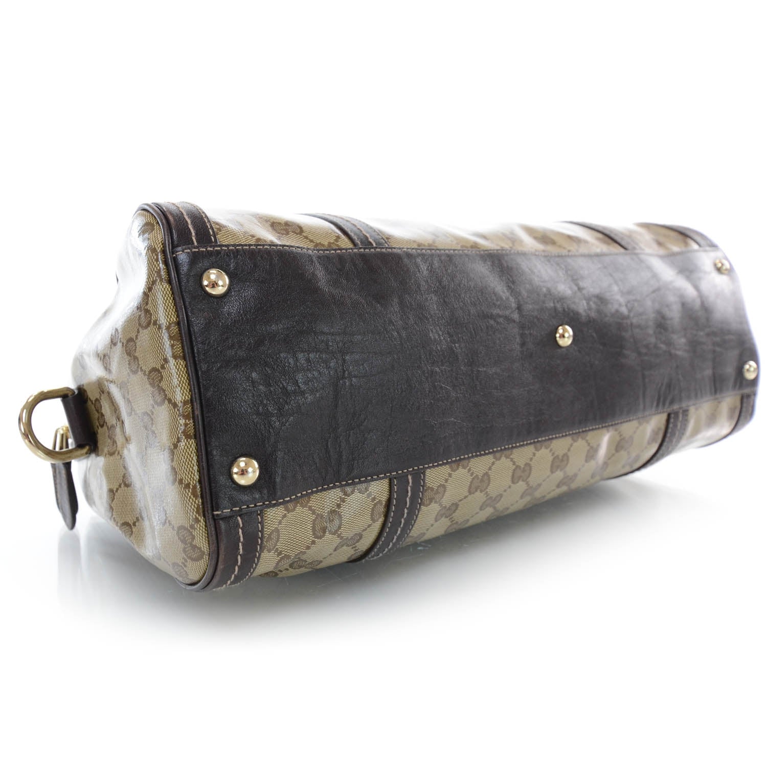 Gucci Crystal Monogram Duchessa Boston Bag Ebony 4 of 8