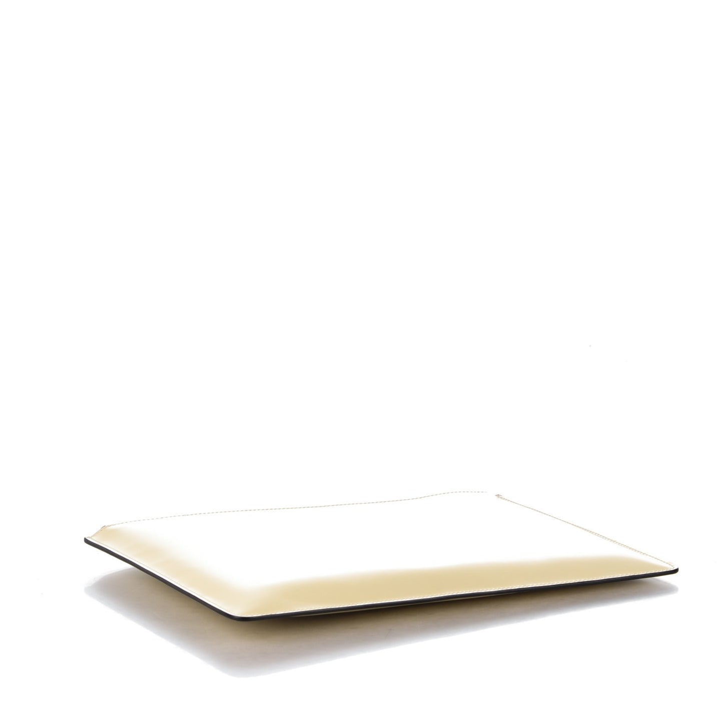 Spazzolato Clutch Pouch Yellow