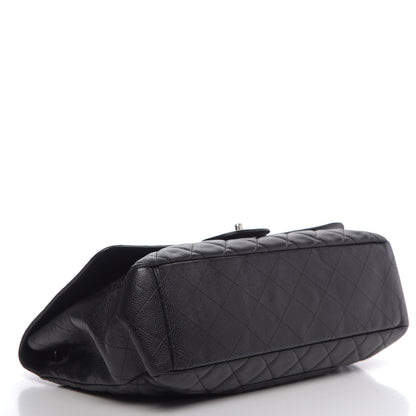 Chanel Caviar Quilted Maxi Single Flap Black 4 of 13