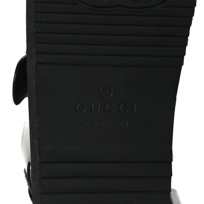 Gucci Rubber Mini Double G Womens Isla Dad Sandals 38 Black 7 of 7