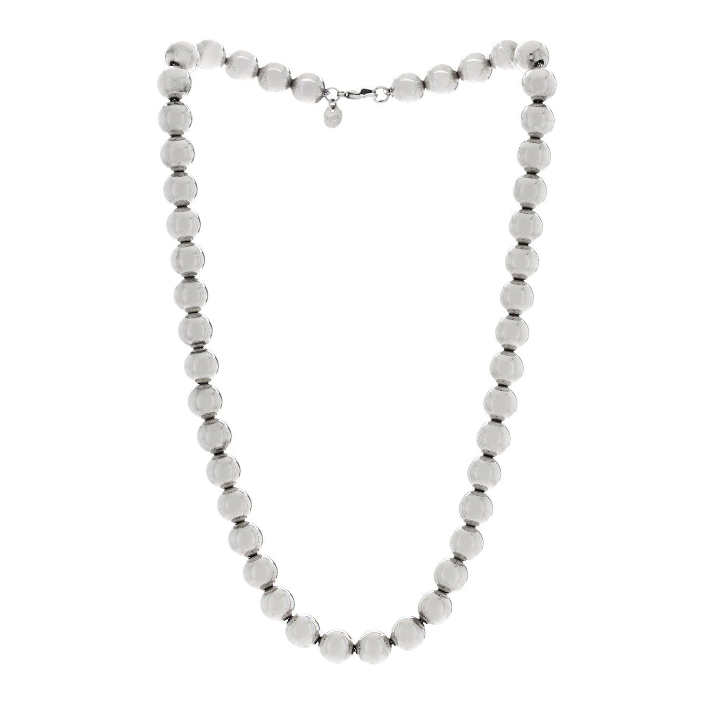 Sterling Silver 10mm Hardwear Ball Necklace