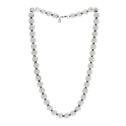 Tiffany Sterling Silver 10mm Hardwear Ball Necklace 2 of 4