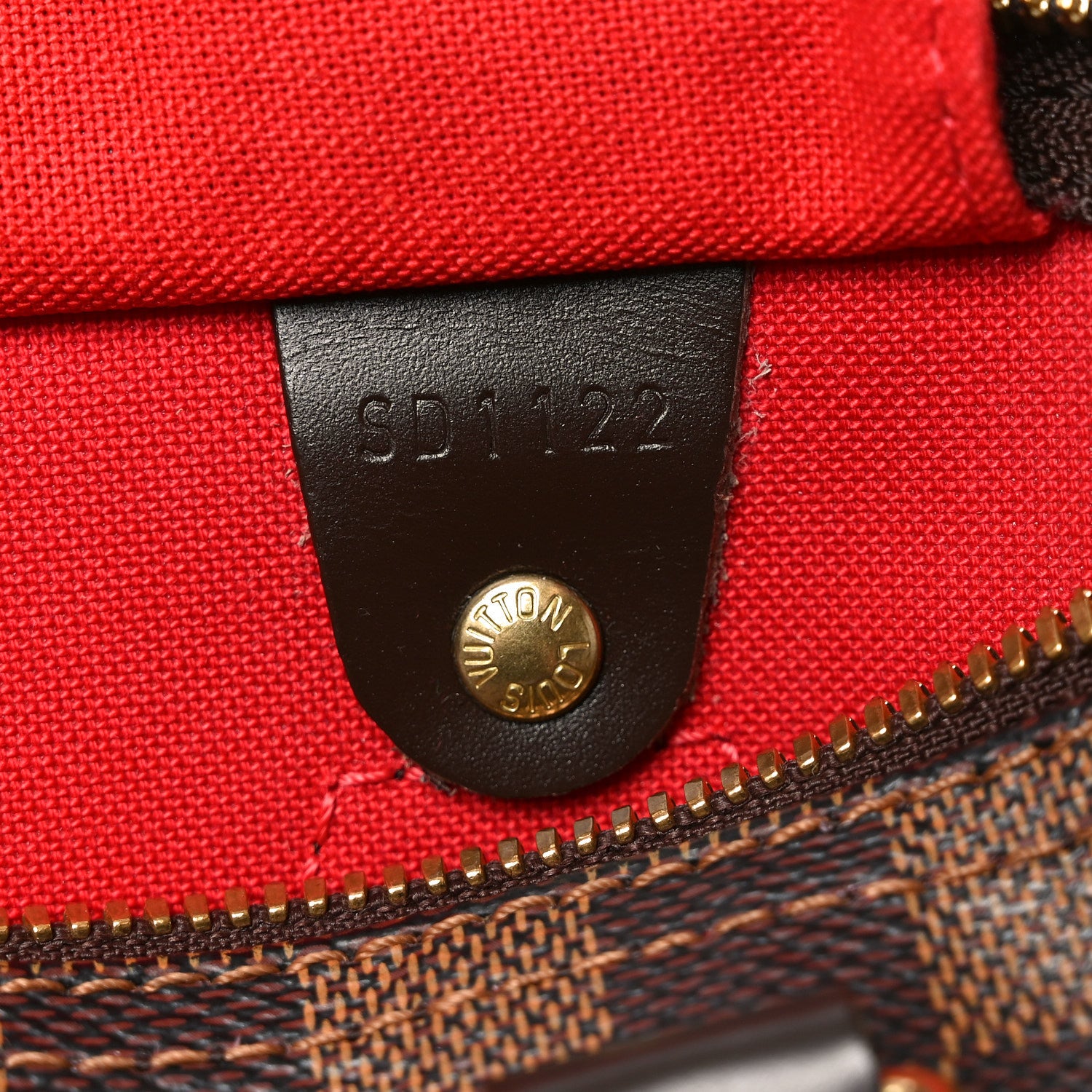 Louis Vuitton Damier Ebene Speedy Bandouliere 30 5 of 10
