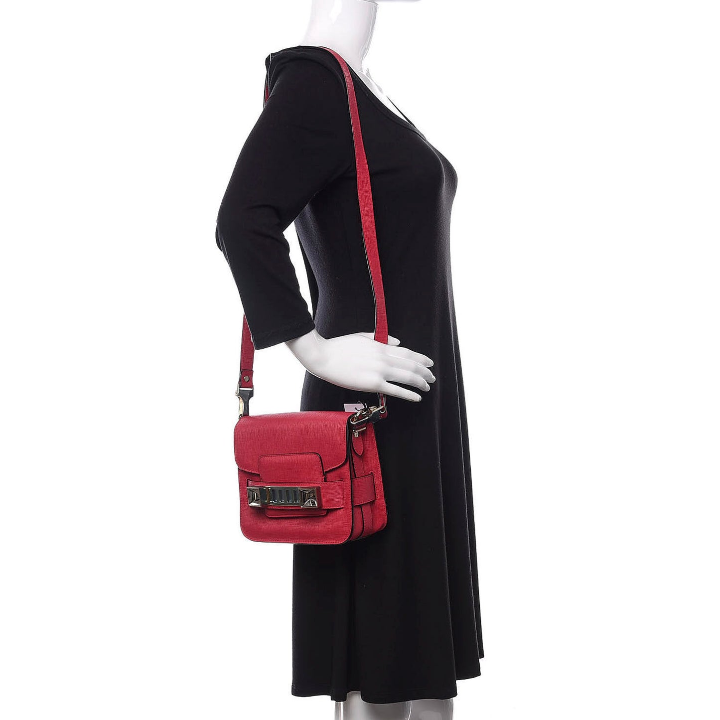 New Linosa Tiny PS11 Classic Shoulder Bag Magenta