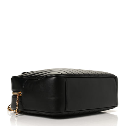Saint Laurent Calfskin Matelasse Joan Camera Bag Black 4 of 12