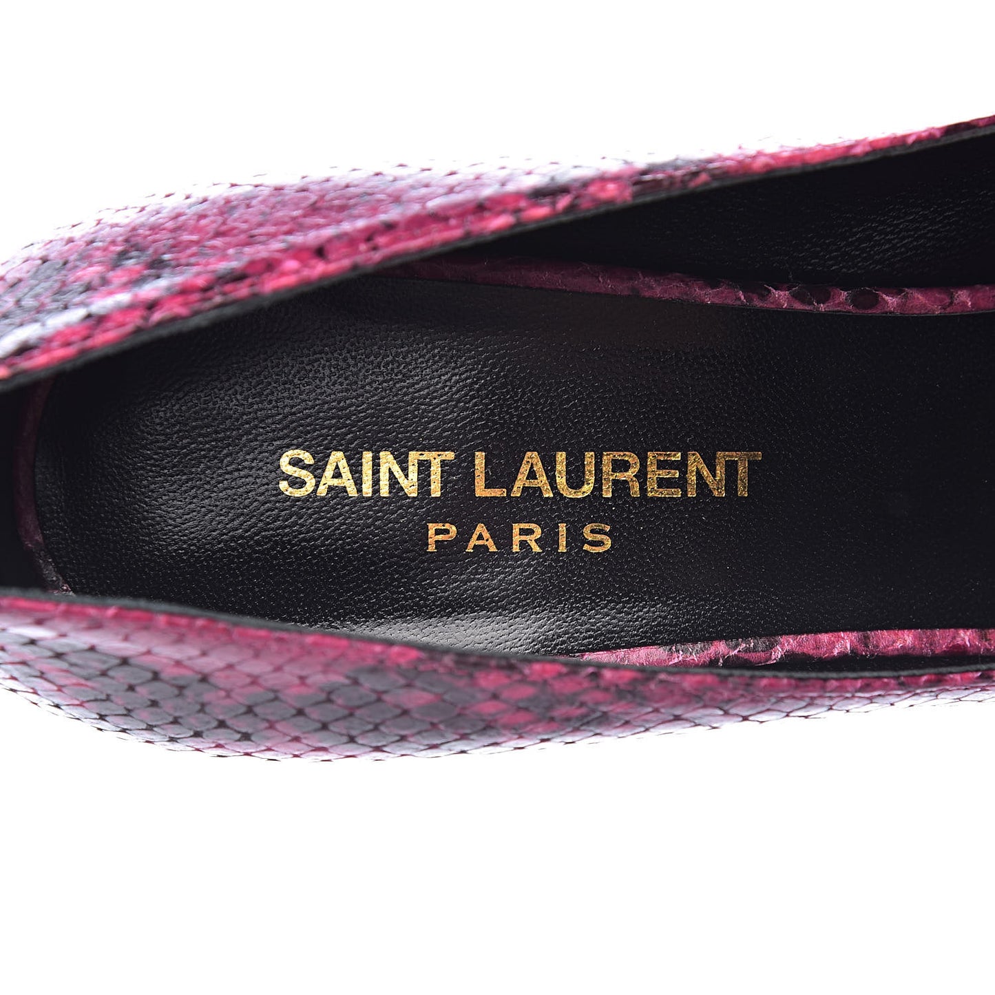 Python Calfskin Embossed Classic Paris 105 Pumps 39 Fuchsia