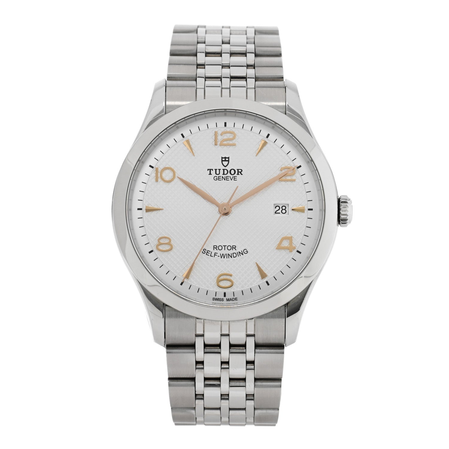 TUDOR Stainless Steel 41mm 1926 Automatic Watch White 91650 1 of 5