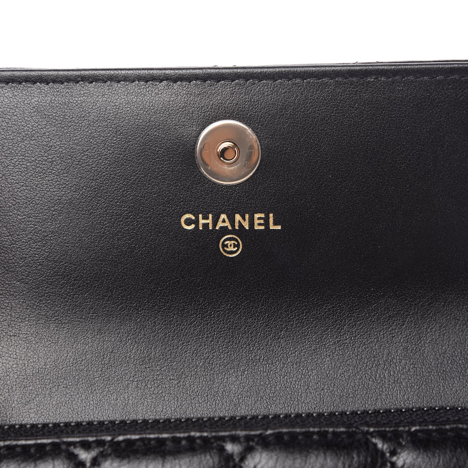 Chanel Calfskin Quilted Maxi Pearls Clutch With Chain Black 8 of 10