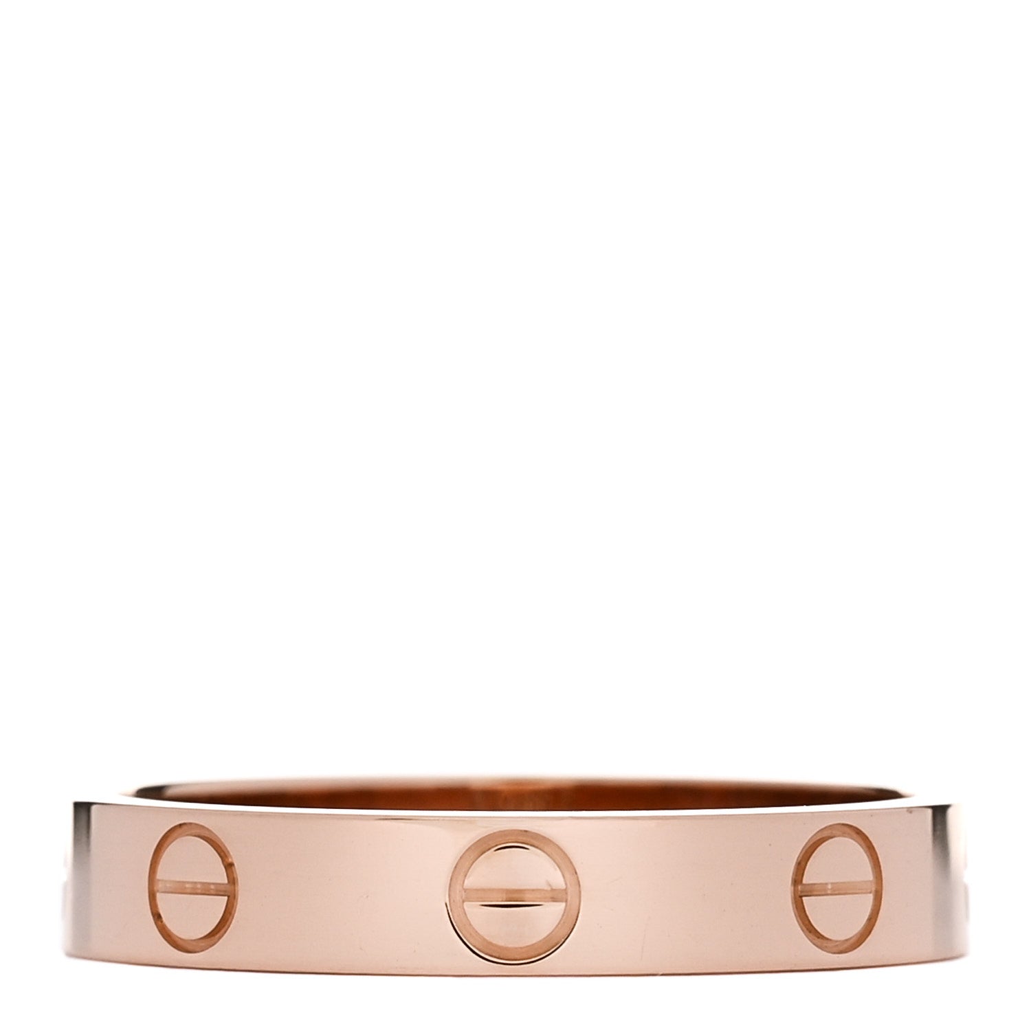 Cartier 18K Pink Gold 3.5mm LOVE Wedding Band Ring 57 8 3 of 5