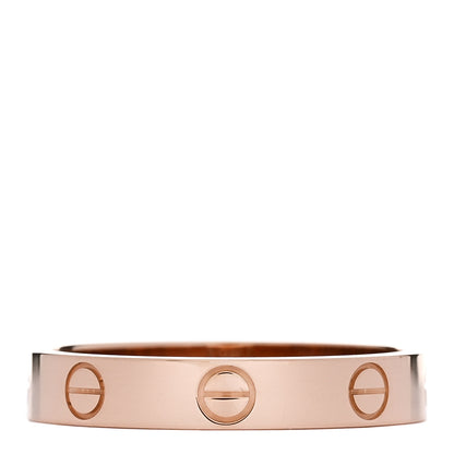 Cartier 18K Pink Gold 3.5mm LOVE Wedding Band Ring 57 8 3 of 5