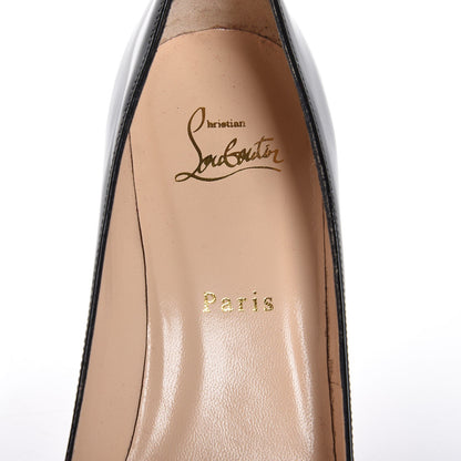 Christian Louboutin Patent Shelley 90 Pumps 38.5 Black Red 7 of 7