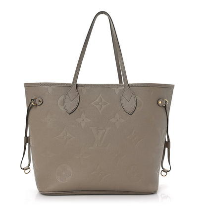 Louis Vuitton Empreinte Monogram Giant Neverfull MM Tourterelle 3 of 9