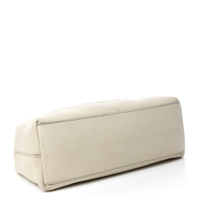 Gucci Pebbled Calfskin Medium Soho Chain Shoulder Bag Off White 4 of 16