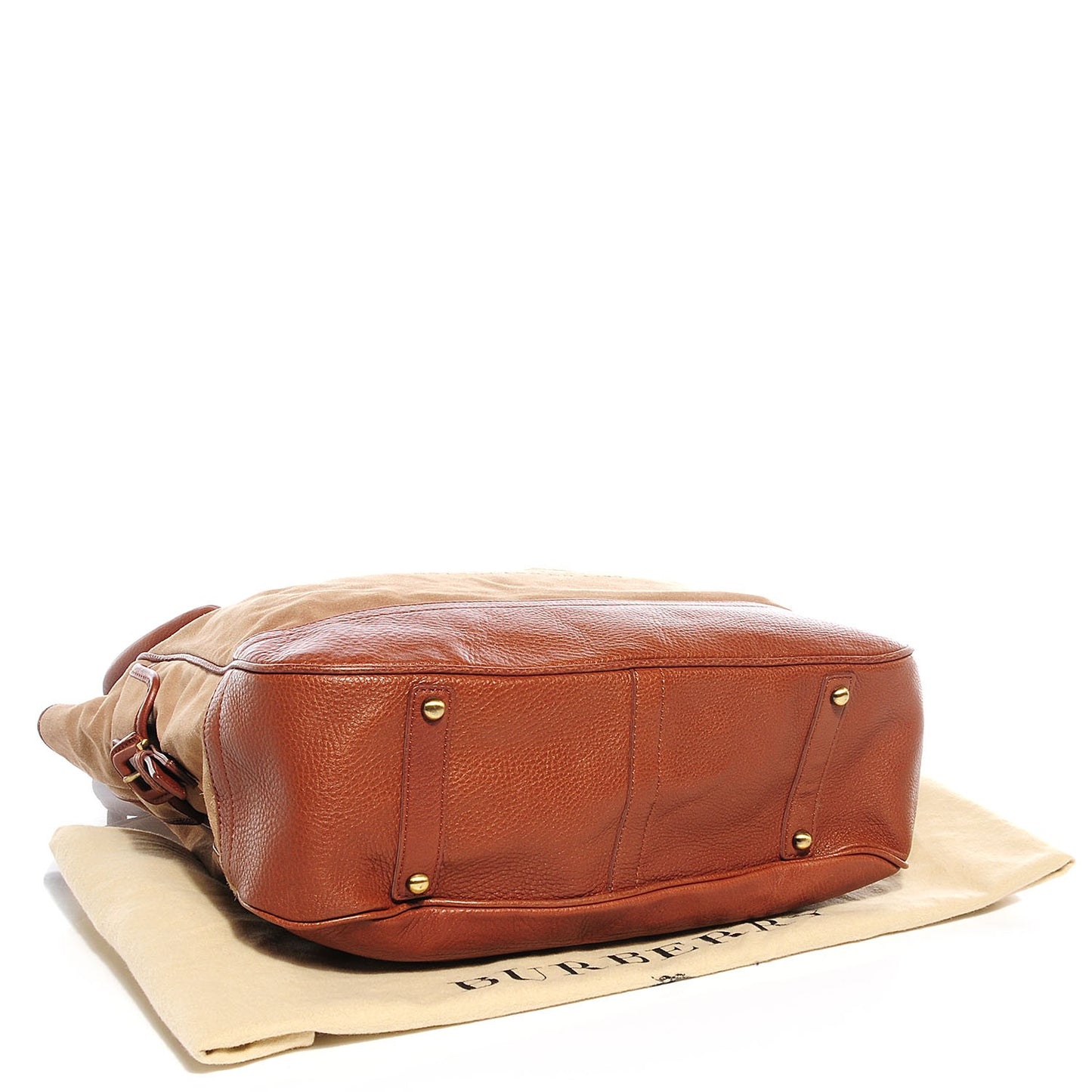 Suede Logo Tote