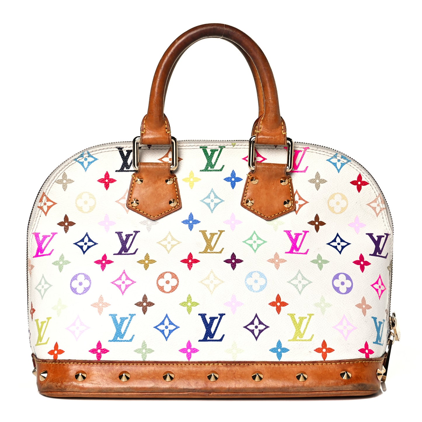 Monogram Multicolor Alma PM White