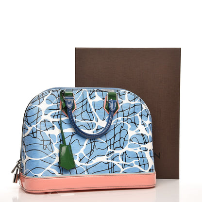 Louis Vuitton Epi Alma PM Aqua 9 of 9