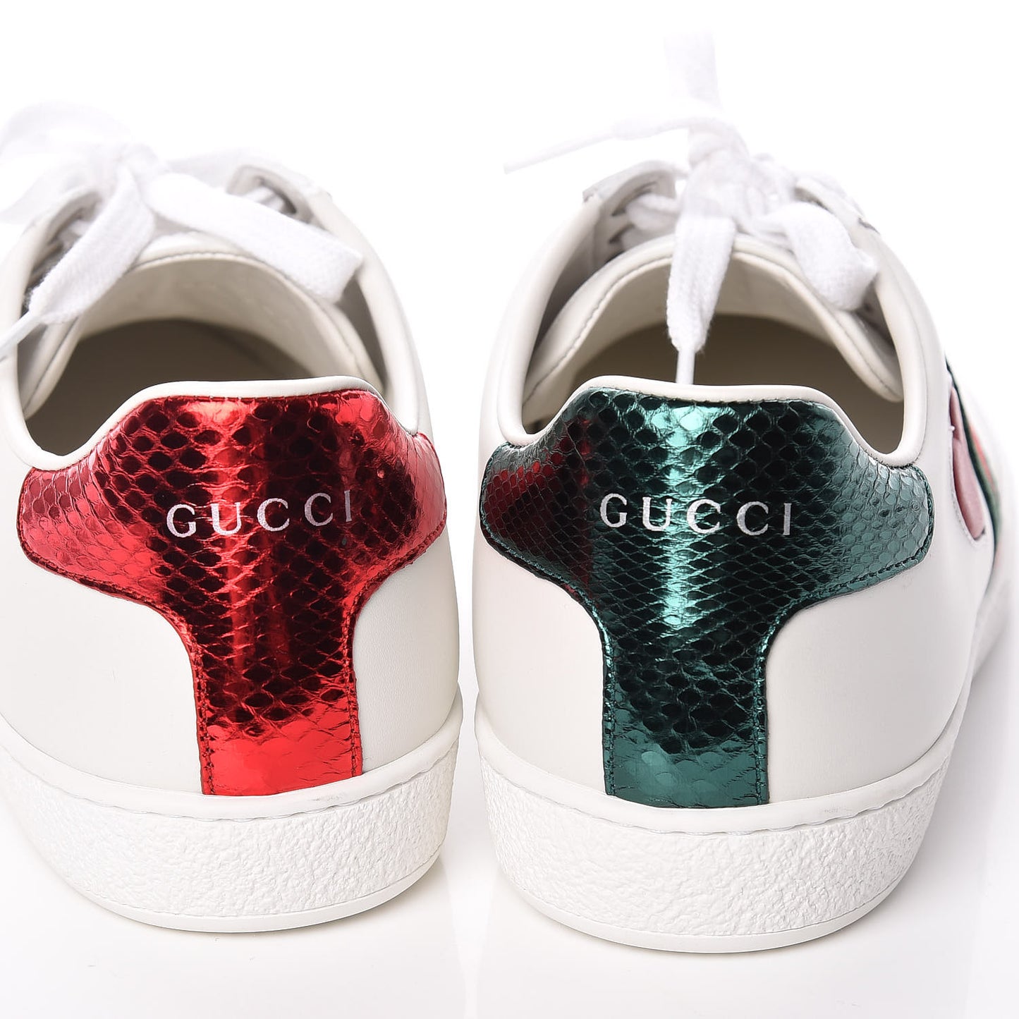 Calfskin Ayers Web Heart Embroidered Ace Sneakers 38.5 White
