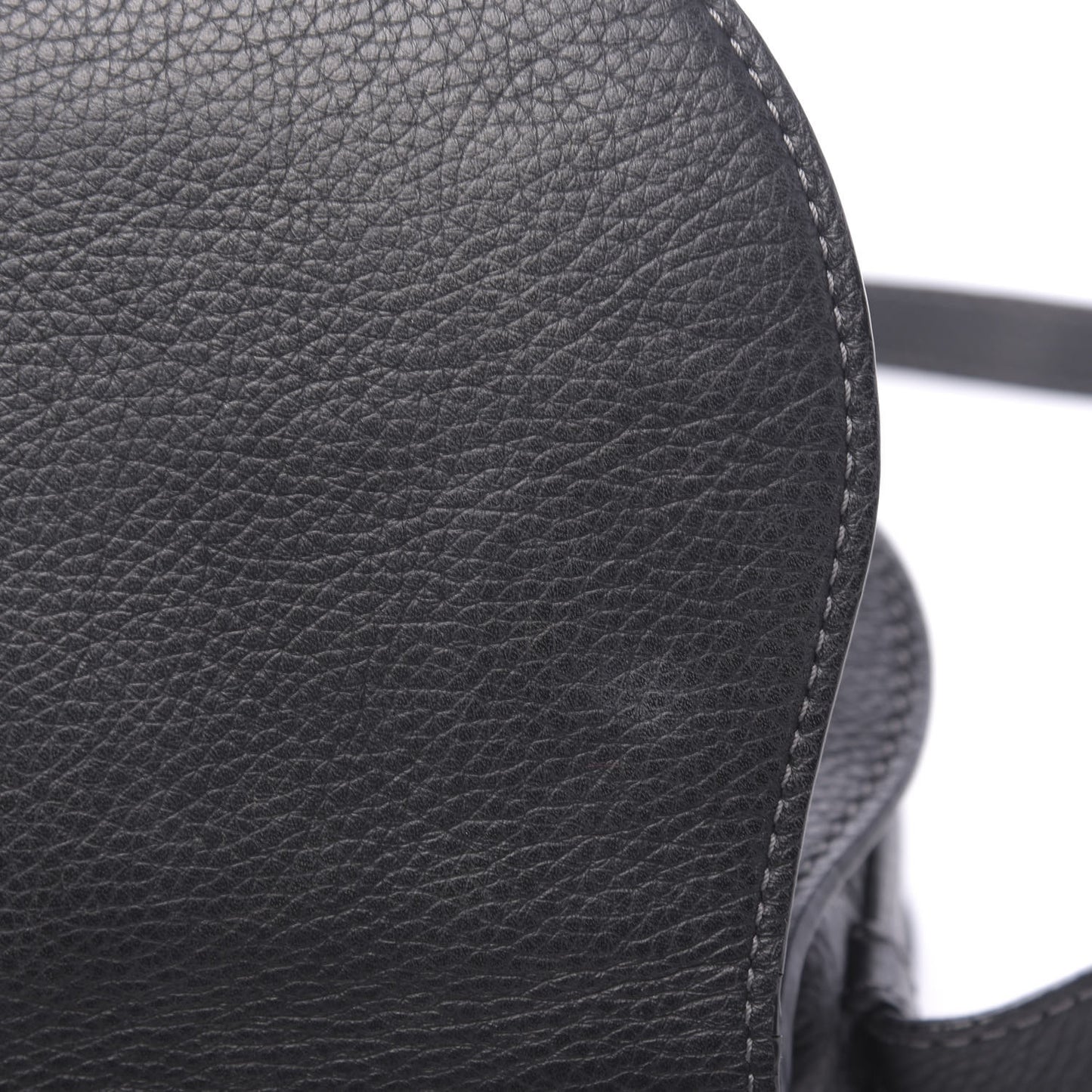 Calfskin Mini Marcie Round Crossbody Bag Black