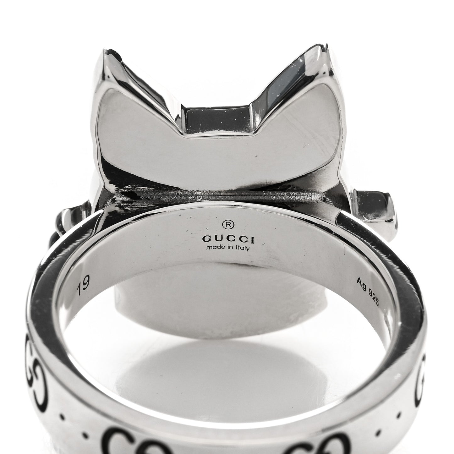 Sterling Silver Enamel Bosco Ring 59 8.75