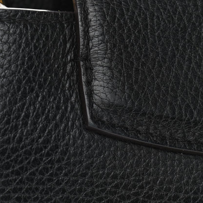 Louis Vuitton Taurillon Capucines BB Black 10 of 12