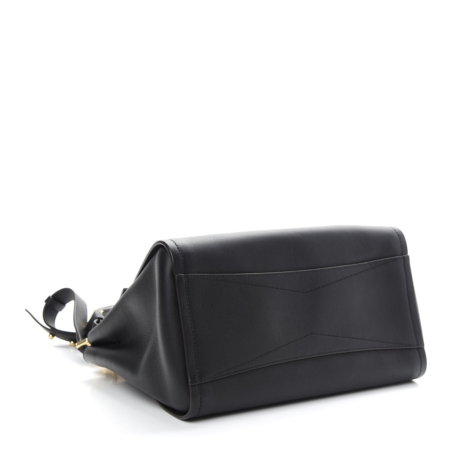 Calfskin Small Mystic Shoulder Bag Black
