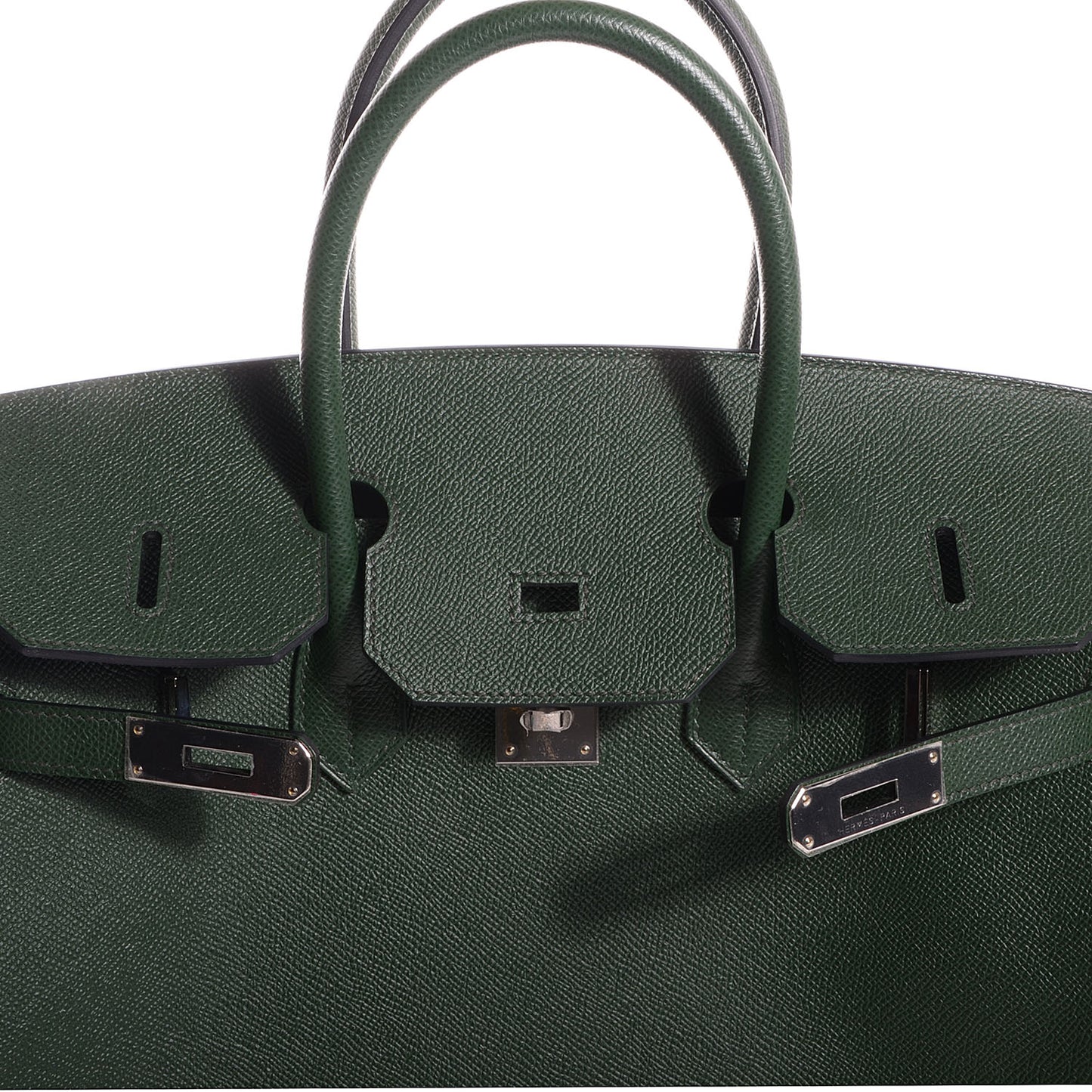 Epsom Birkin 35 Vert Anglais