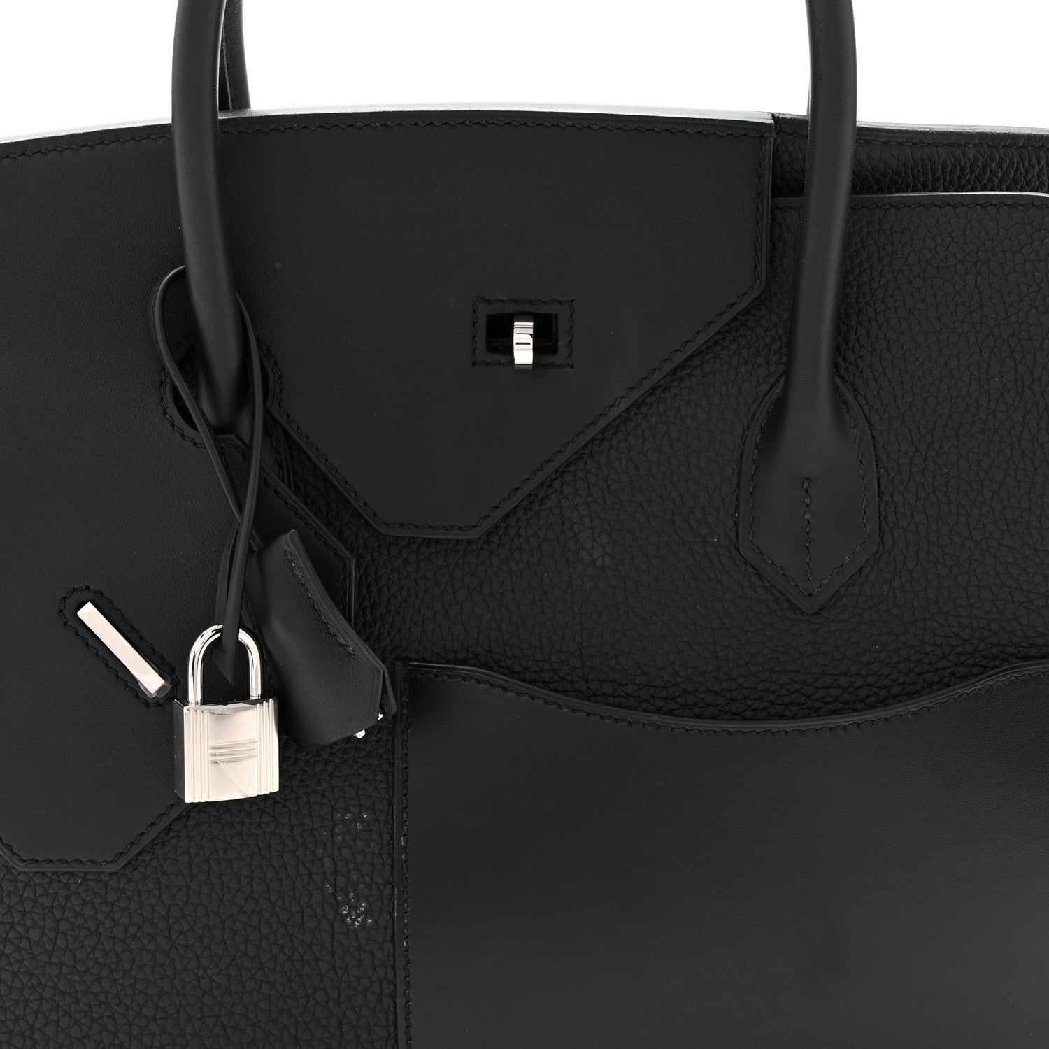 Hermes Togo Swift Birkin En Desordre Sellier 30 Black 8 of 12