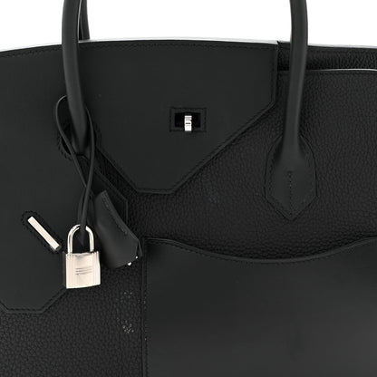 Hermes Togo Swift Birkin En Desordre Sellier 30 Black 8 of 12