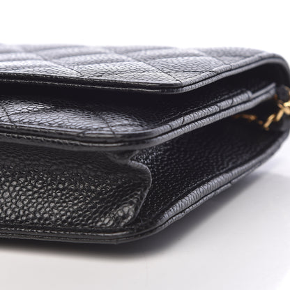 Chanel Caviar Quilted Wallet On Chain WOC Black 11 of 13