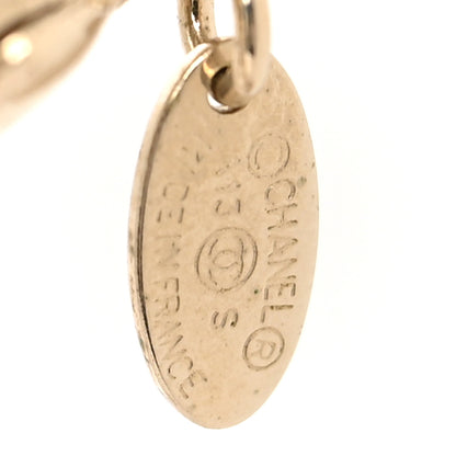 Chanel Pearl CC Drop Necklace Gold 5 of 5