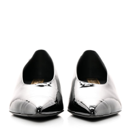 Chanel Patent Pumps 38.5 Black 2 of 12