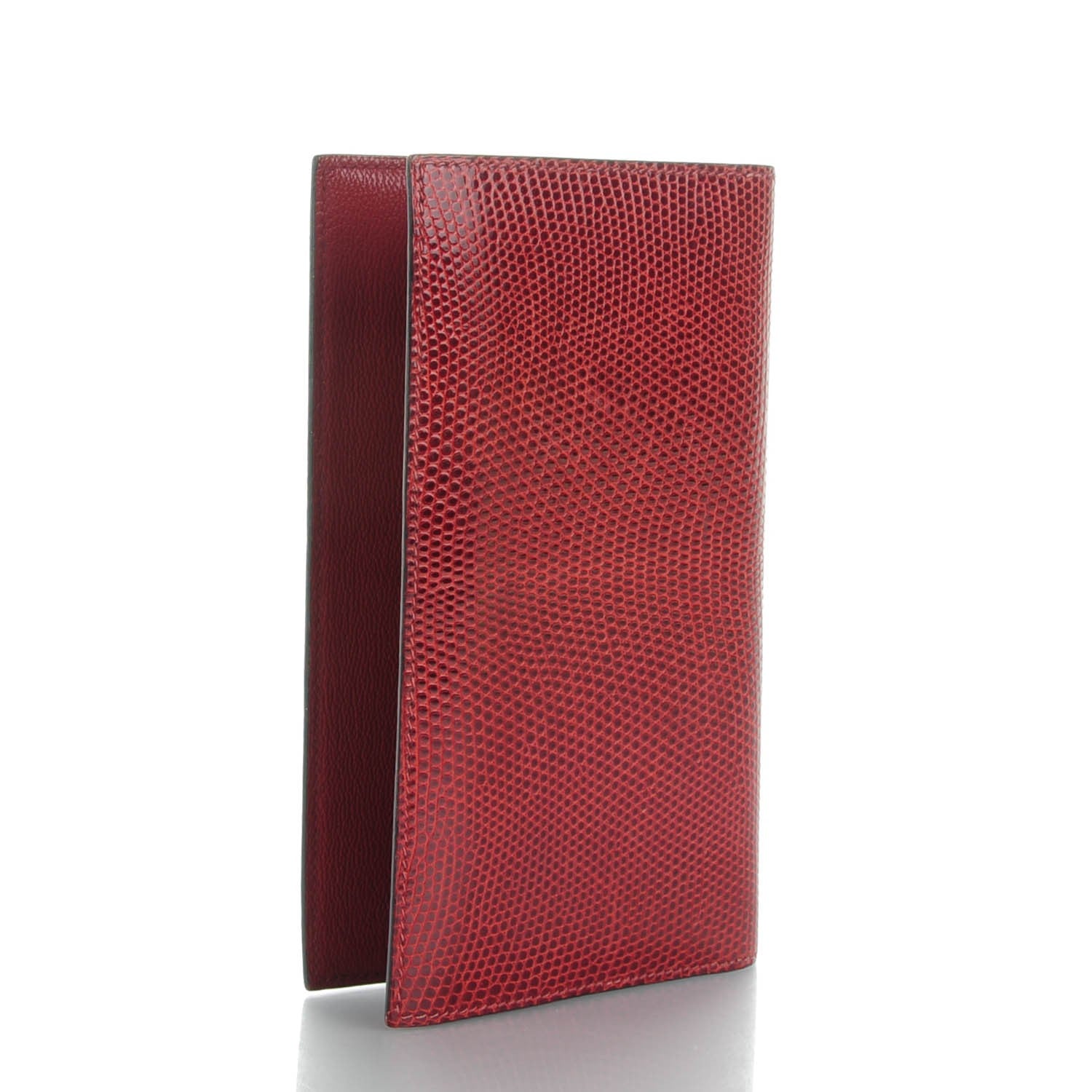 Hermes Lizard Vision II Agenda Cover Rouge H 3 of 6