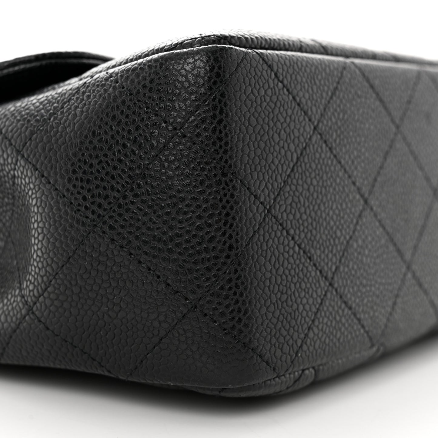 Caviar Quilted Jumbo Single Flap Black