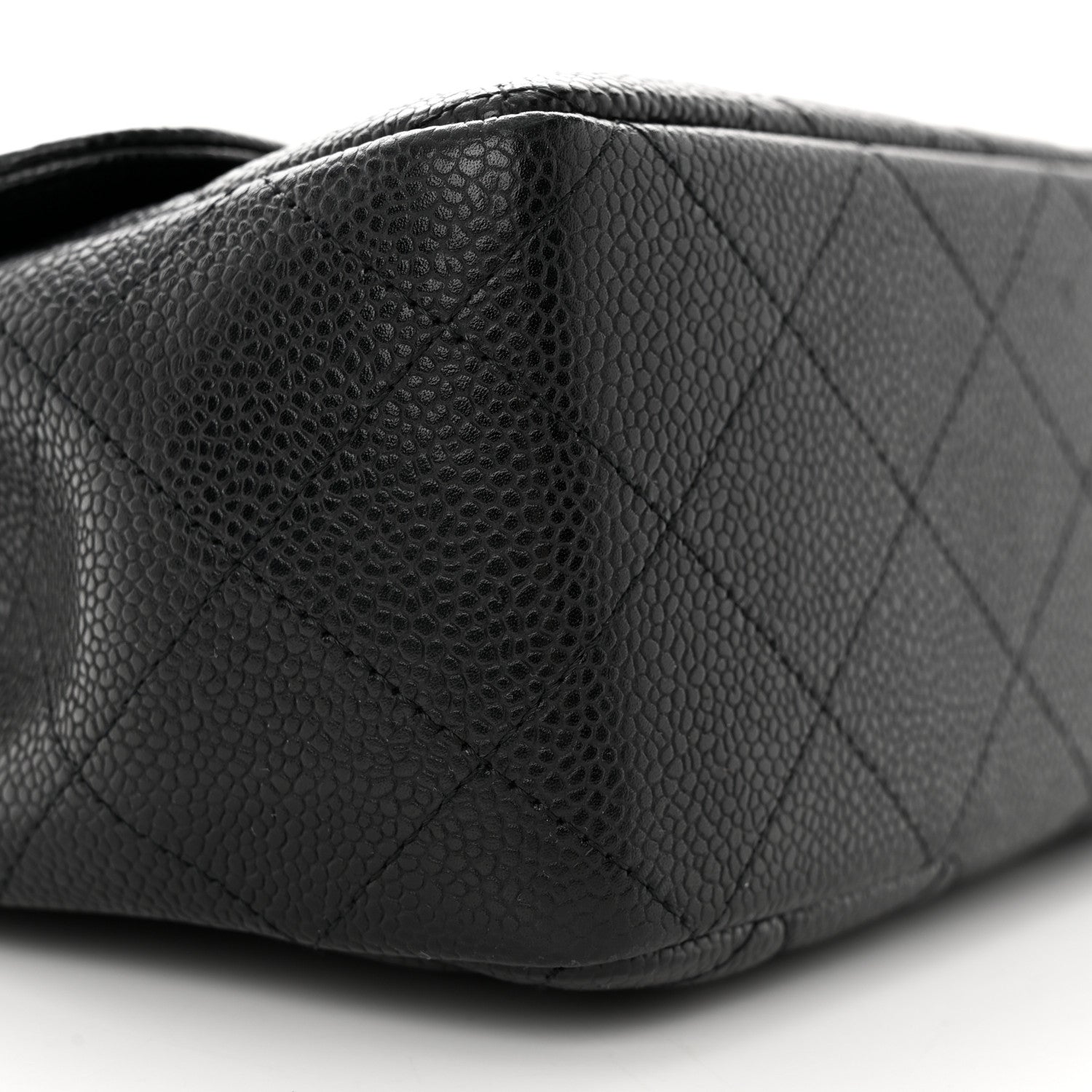 Chanel Caviar Quilted Jumbo Single Flap Black 8 of 11