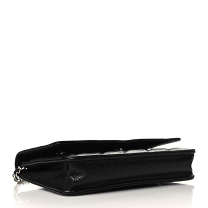 Chanel Caviar Quilted Wallet On Chain WOC Black 4 of 11