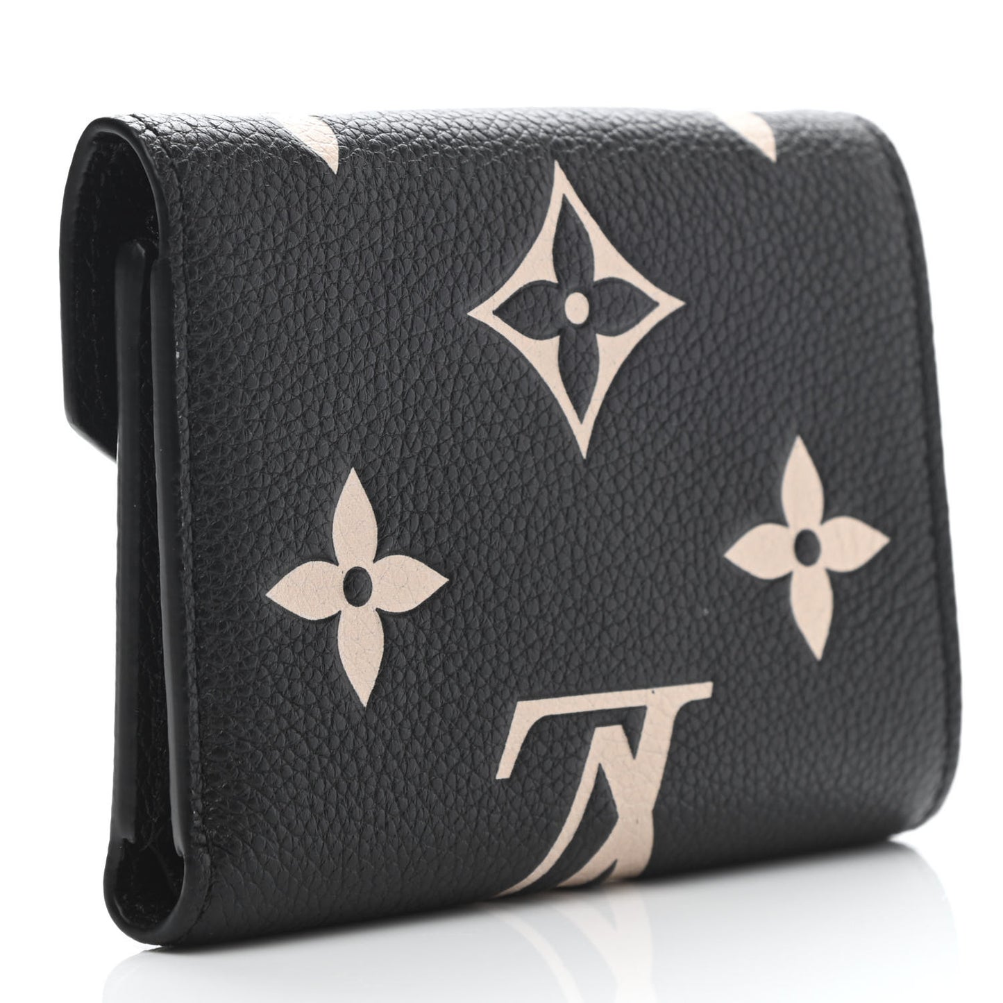 Empreinte Monogram Giant Victorine Wallet Black Beige