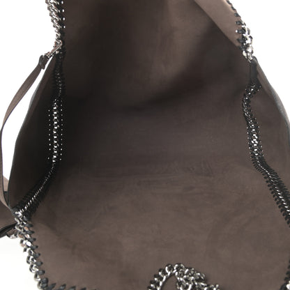 Stella McCartney Leopard Shaggy Deer Falabella Reversible Tote Grey 6 of 12