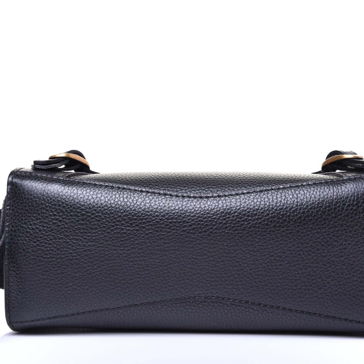 Grained Calfskin Neo Classic Gold Hardware Mini City Black
