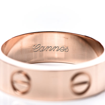 Cartier 18K Pink Gold 5.5mm LOVE Ring 52 6 4 of 6