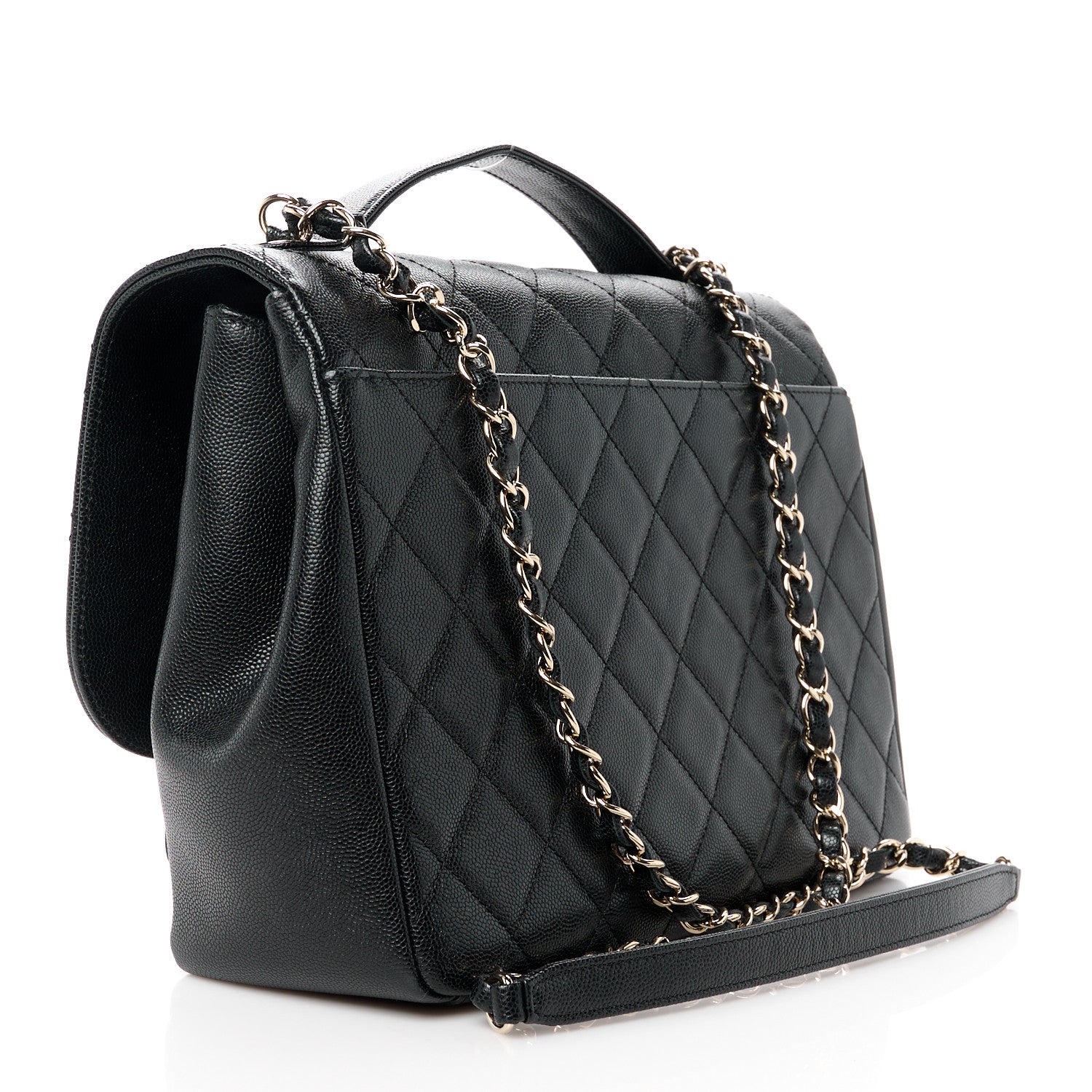 Chanel Caviar Quilted Large Business Affinity Flap Black 3 of 11