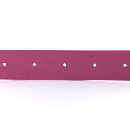 Balenciaga Shiny Box Calfskin BB 25mm Thin Belt 75 30 Fuchsia 4 of 5