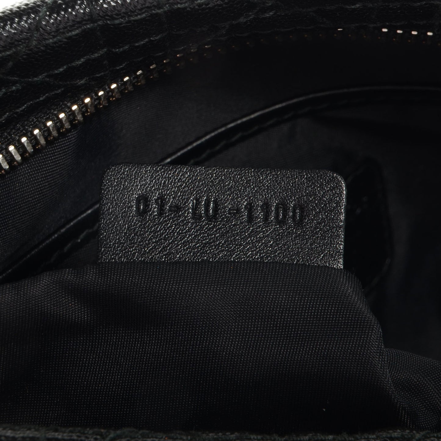 Coated Canvas Cannage Panarea Clutch Black